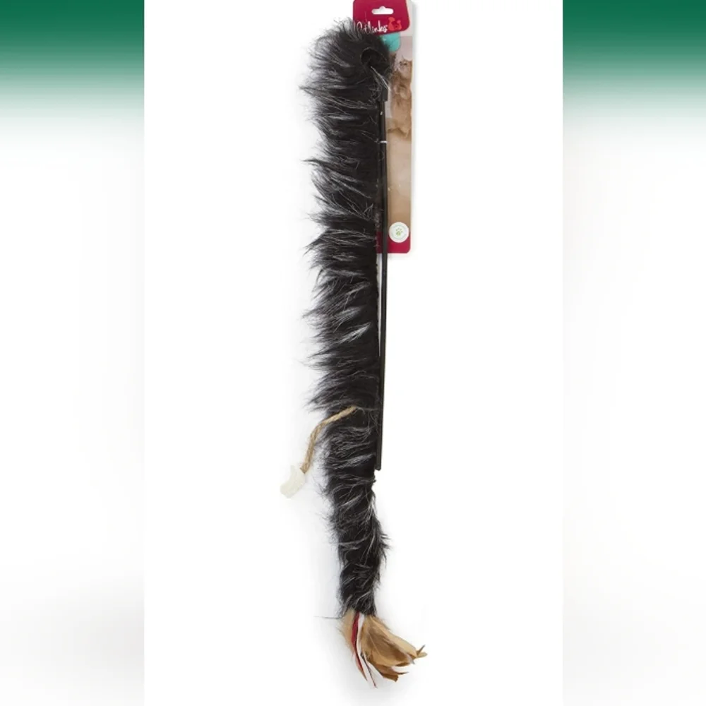Petlinks Plume Crazy Wand Toy with Feather Tail